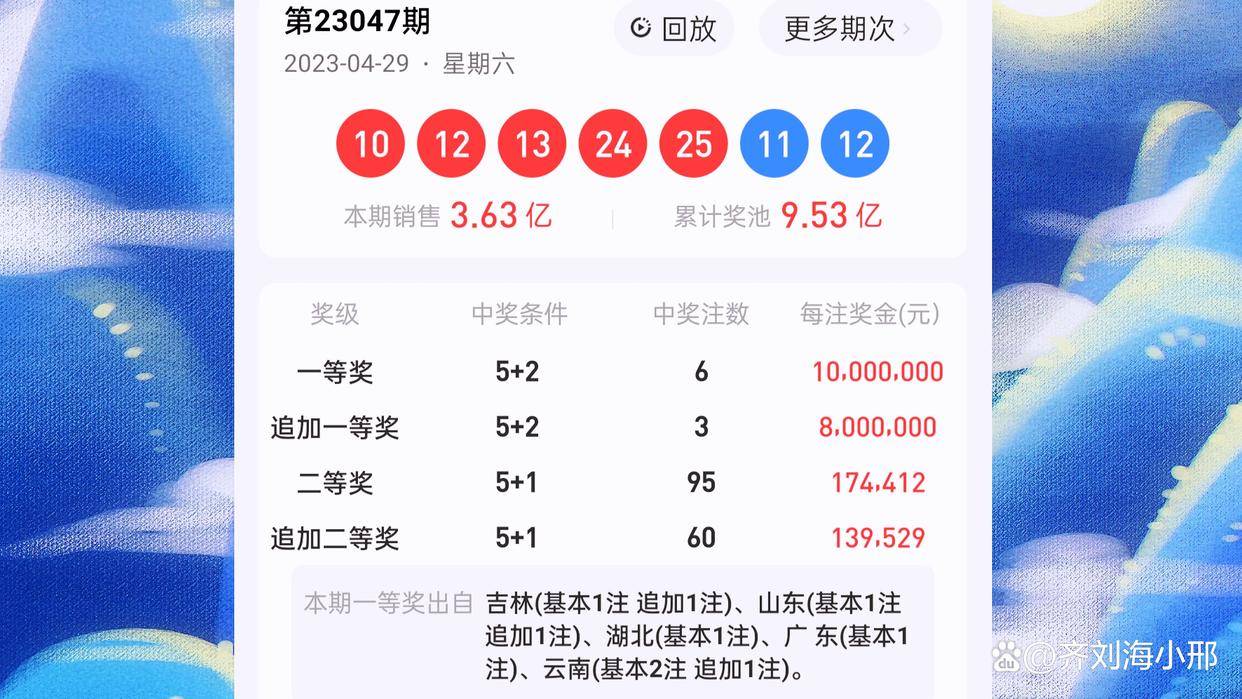 2023年大乐透20120期开奖号码结果揭晓，梦想与奇迹的碰撞