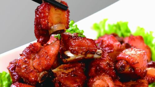 揭秘正宗红烧排骨的烹饪艺术，色香味俱全的秘诀